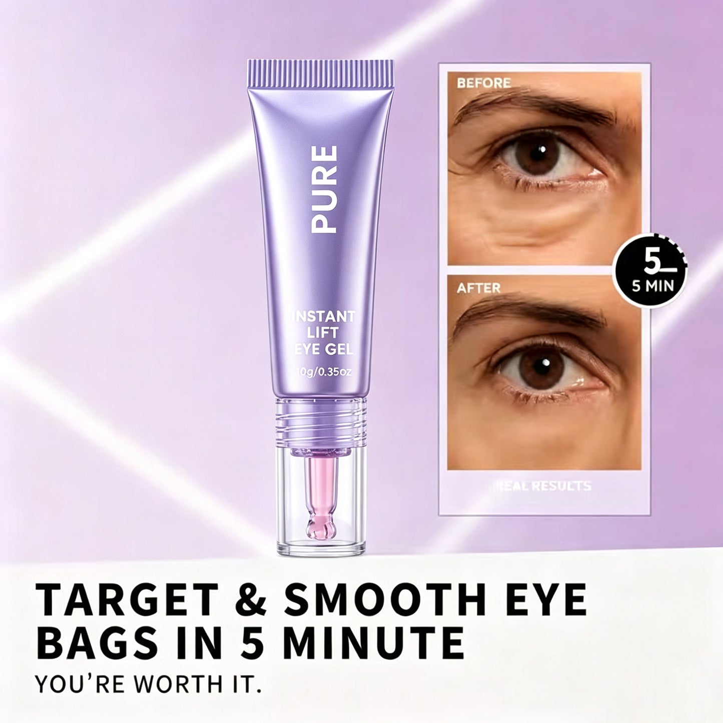 Fempick Eye Bag Instant Eraser, Tightens, Firms, & Blurs Wrinkles