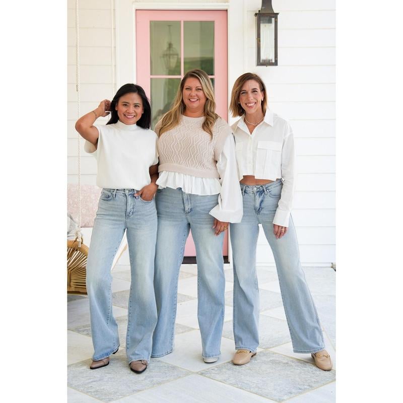 Light Wash,Regular,3XL (US 22-24W)