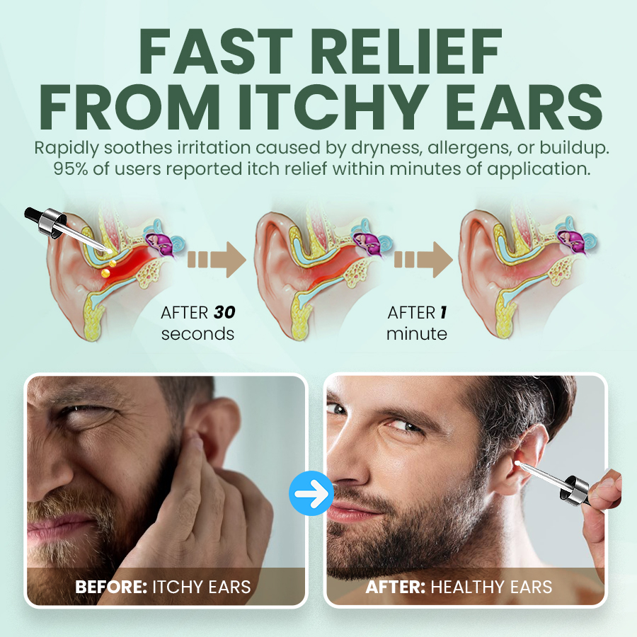 Ear Care Drops – Plant-Based Formula | FDA-Registered