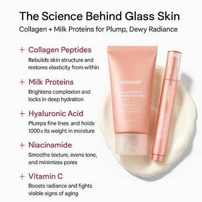 Milky Glow Collagen Duo for Instant Firmness & Deep Hydration