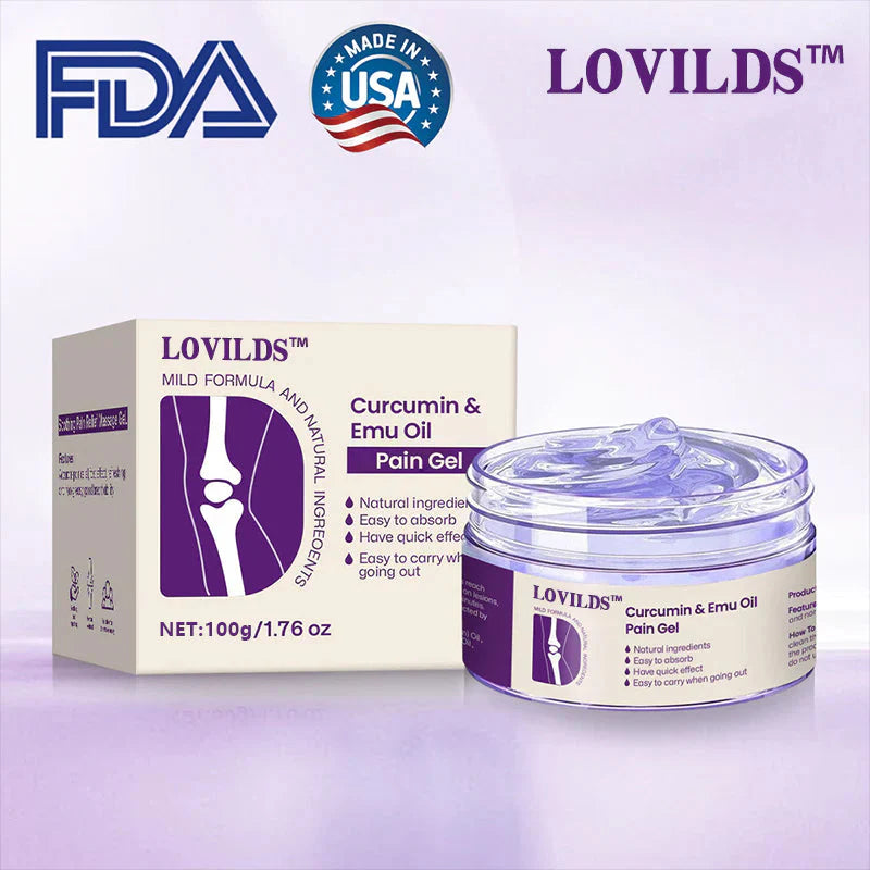 Curcumin & Emu Oil Pain Gel – 🏥Backed by US Osteopathic Experts